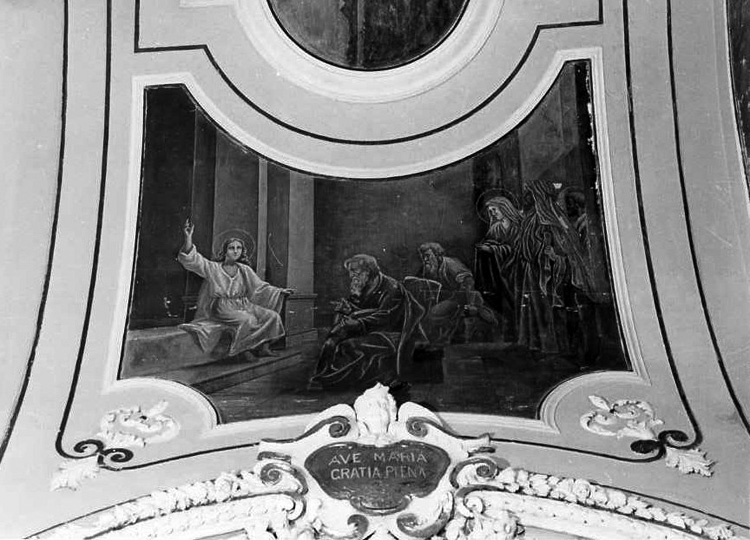 disputa di Gesù con i dottori nel tempio (dipinto) di Mormile Giglio (prima metà sec. XX)