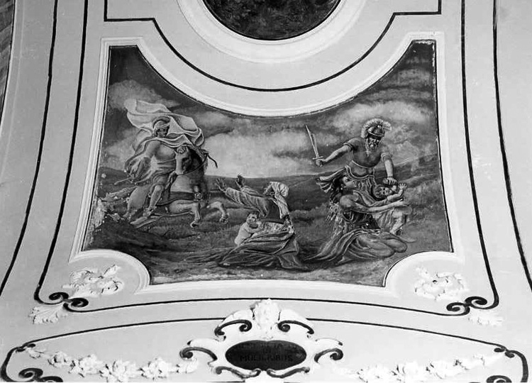 Erode ordina la strage degli innocenti (dipinto) di Mormile Giglio (prima metà sec. XX)
