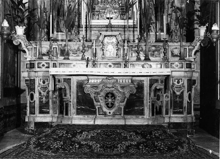 altare - a blocco - bottega campana (sec. XVIII)