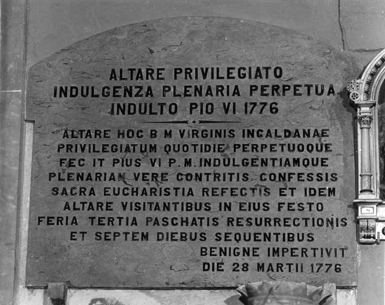 lapide commemorativa - bottega campana (sec. XVIII)