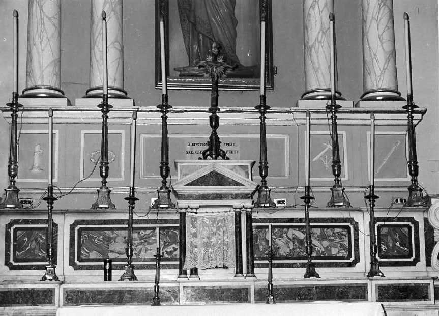 candelabro, serie - bottega campana (sec. XX)