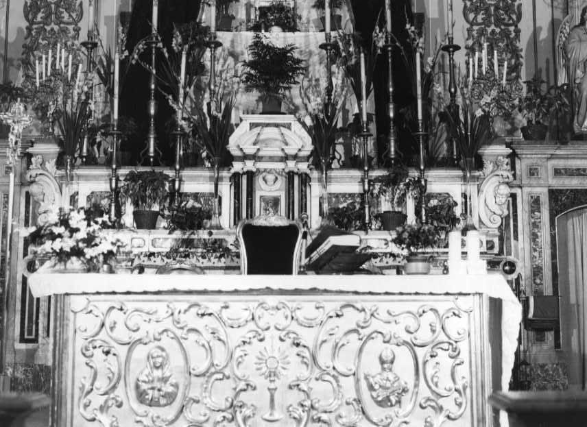 altare maggiore - bottega campana (sec. XIX)