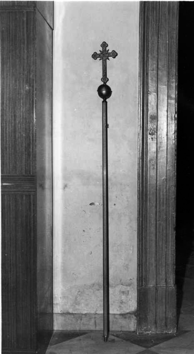 croce processionale - bottega campana (sec. XIX)