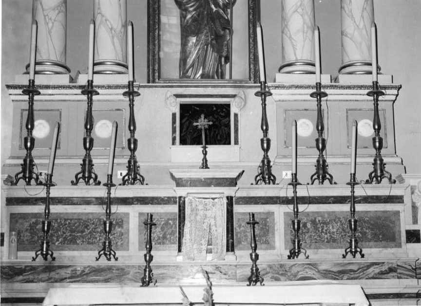 candeliere, serie - bottega campana (sec. XIX)