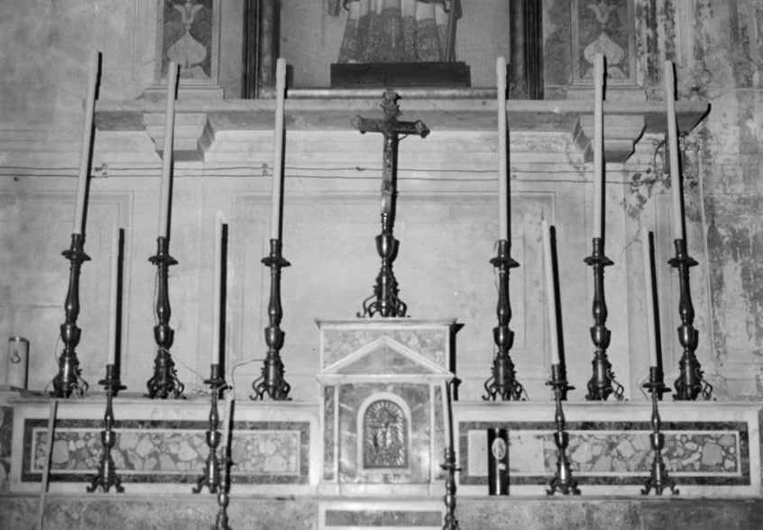 candeliere, serie - bottega campana (sec. XIX)