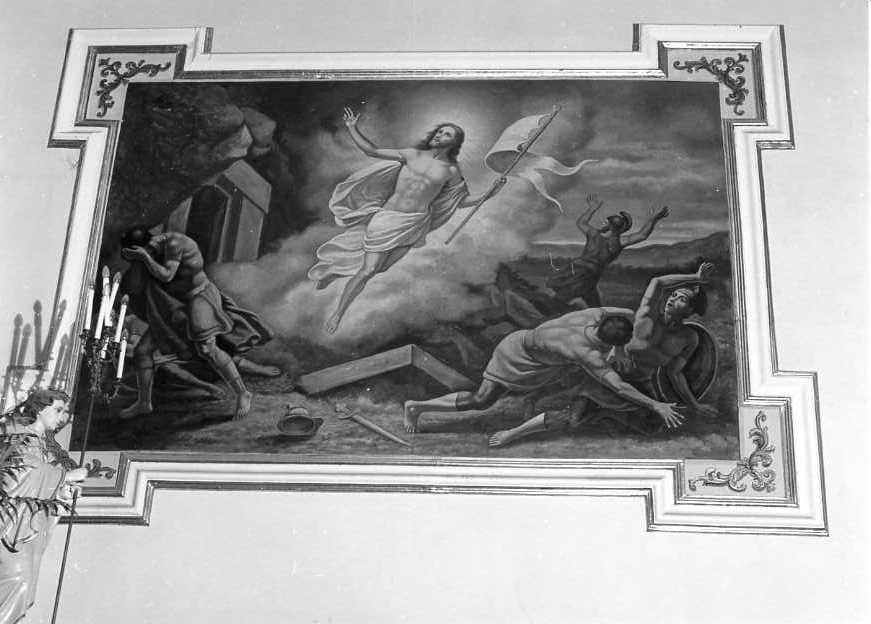 resurrezione di Cristo (dipinto) di Mormile Giglio (attribuito) (prima metà sec. XX)