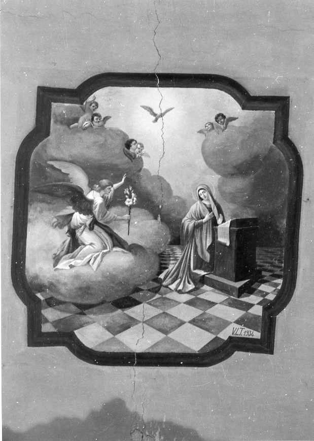 Annunciazione (dipinto) di Torelli Vittorio Luigi (sec. XX)