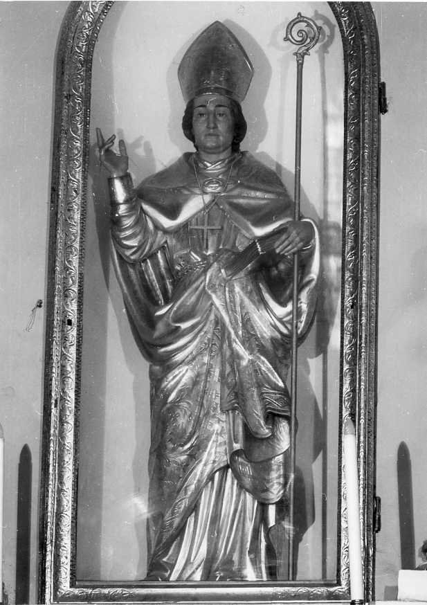 San Massimo vescovo (statua) - bottega campana (seconda metà sec. XIX)