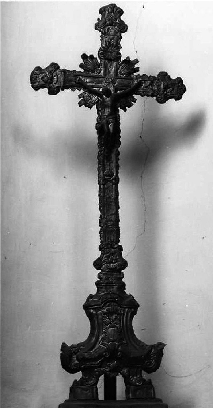 Cristo crocifisso (croce d'altare) - bottega napoletana (sec. XVIII)