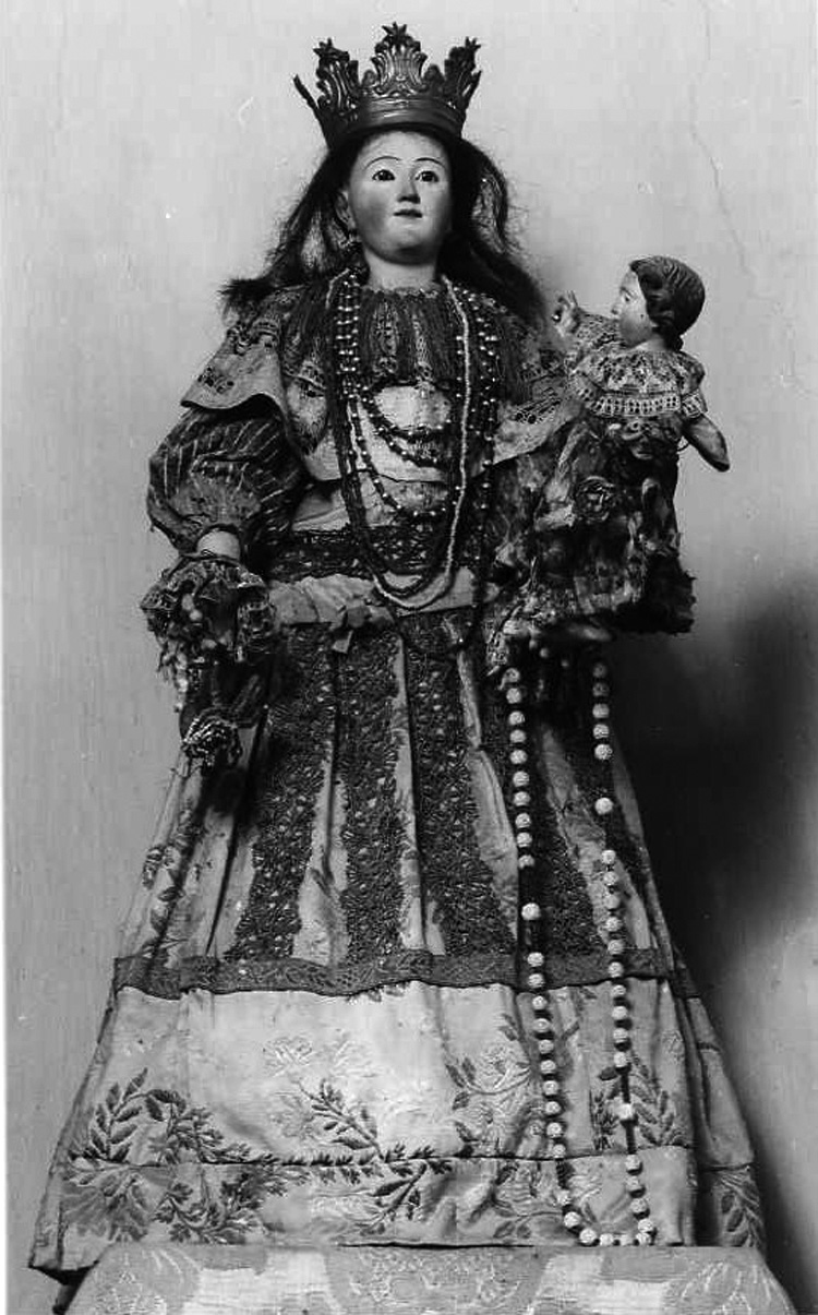 Madonna con Bambino (statuetta) - bottega napoletana (prima metà sec. XIX)