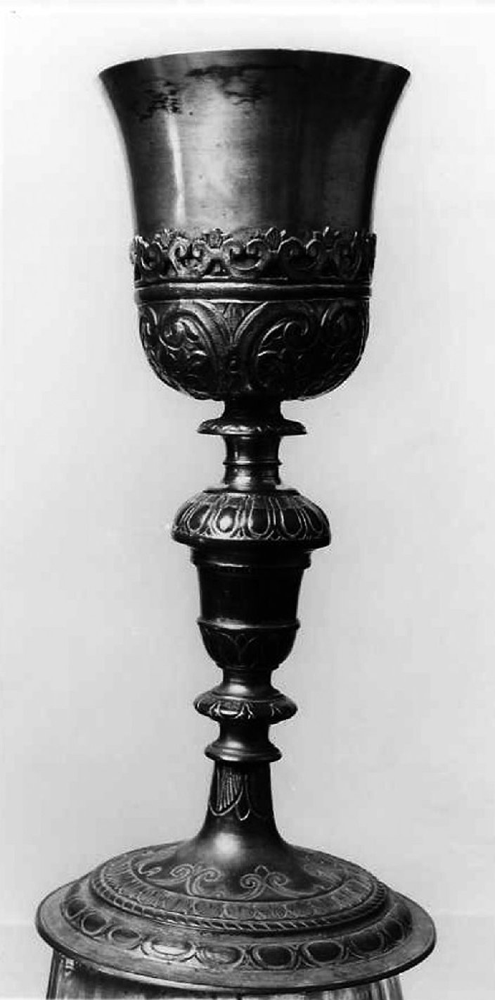 calice - bottega campana (prima metà sec. XIX)