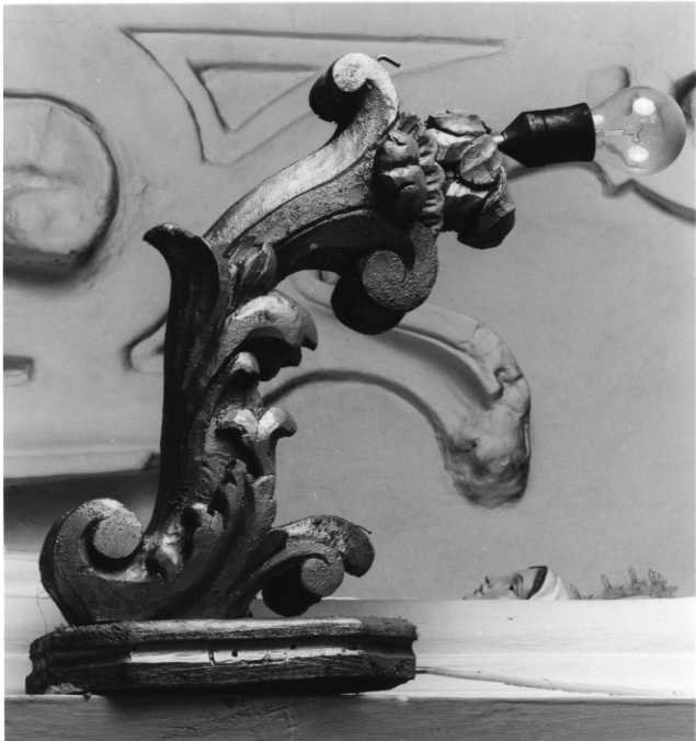 candeliere da parete di chiesa, serie - bottega campana (sec. XIX)