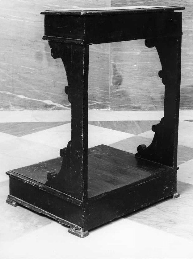 inginocchiatoio - bottega campana (sec. XIX)