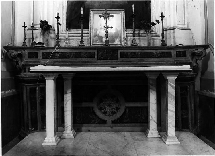 altare - a blocco - bottega campana (sec. XVII)