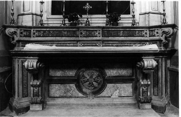 altare - a blocco - bottega campana (sec. XVIII)