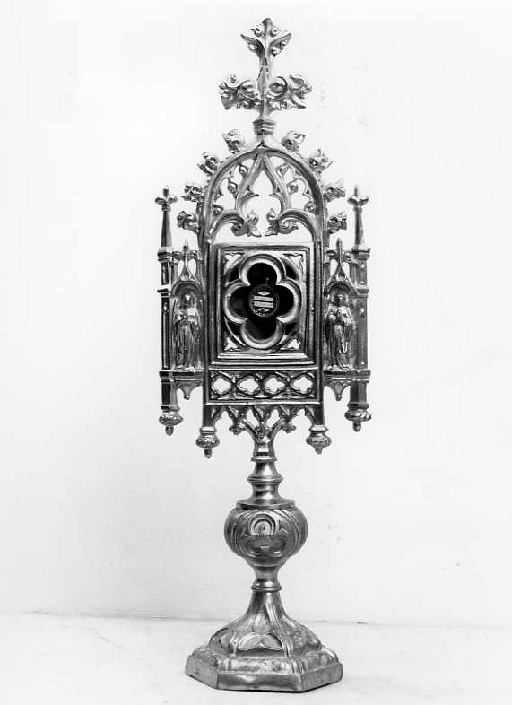 reliquiario - a dittico - bottega napoletana (prima metà sec. XX)