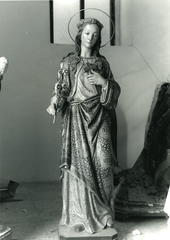 Sant'Elena (statua) - bottega campana (seconda metà sec. XIX)