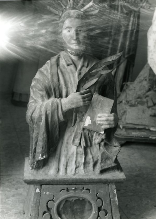 San Giovanni Evangelista (scultura) - bottega campana (seconda metà sec. XIX)