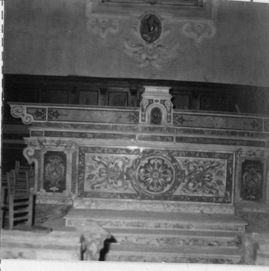 altare maggiore - bottega campana (sec. XVIII)