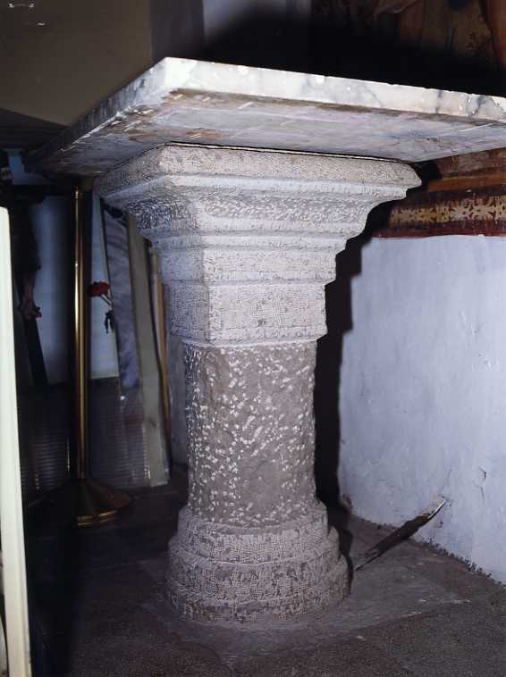 fonte battesimale - bottega campana (sec. XIX)