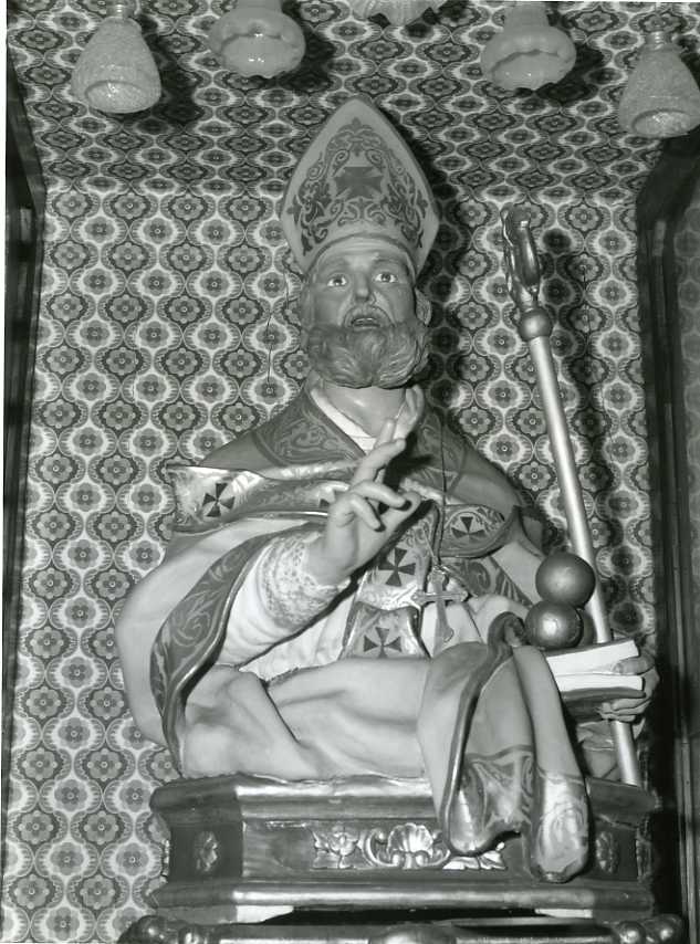 San Nicola di Bari (busto) - bottega campana (sec. XIX)