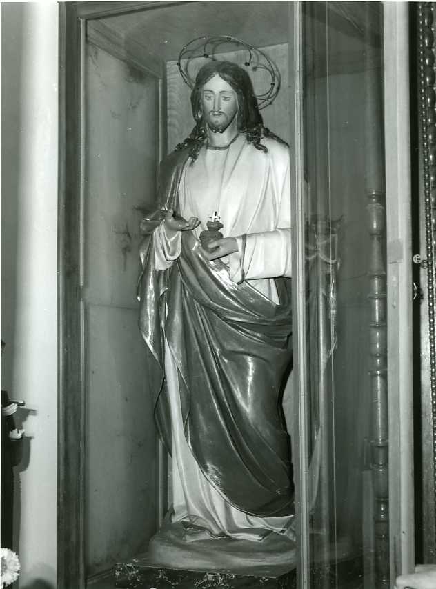 Sacro Cuore di Gesù (statua) - bottega campana (prima metà sec. XX)