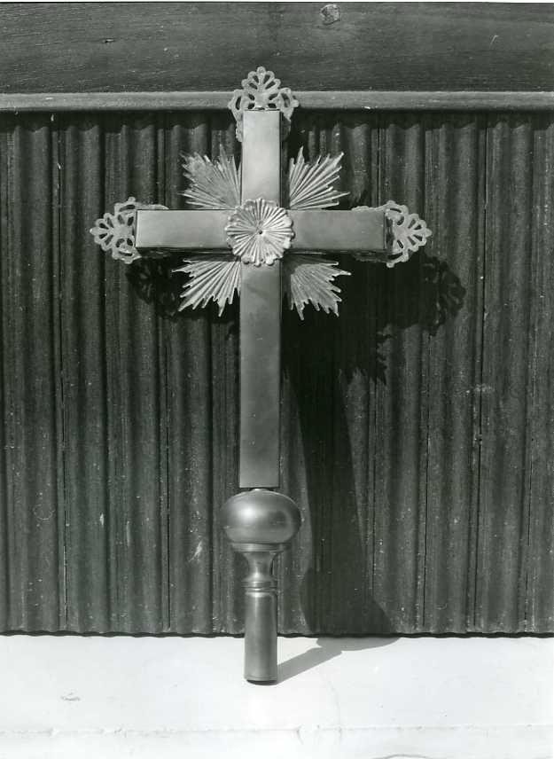 croce processionale - bottega campana (prima metà sec. XX)