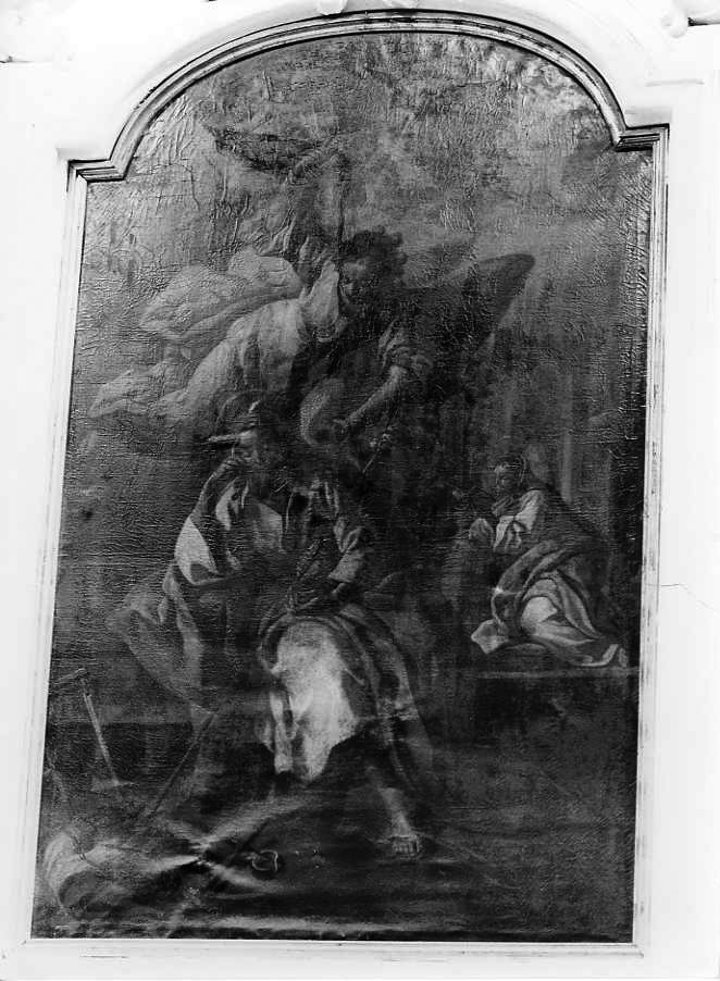 sogno di San Giuseppe (dipinto) di De Maio Paolo (metà sec. XVIII)