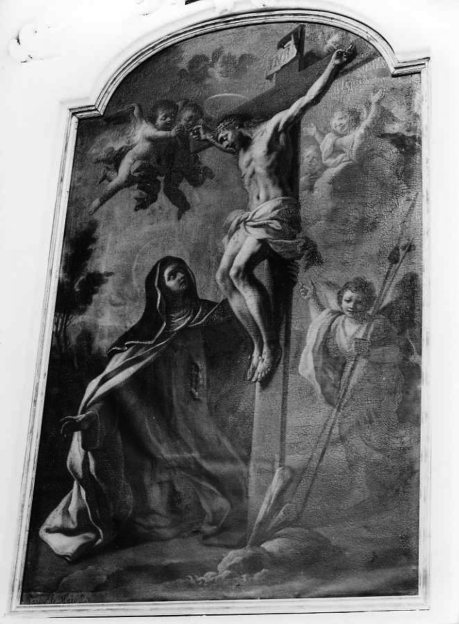 crocifissione di Cristo (dipinto) di De Maio Paolo (metà sec. XVIII)