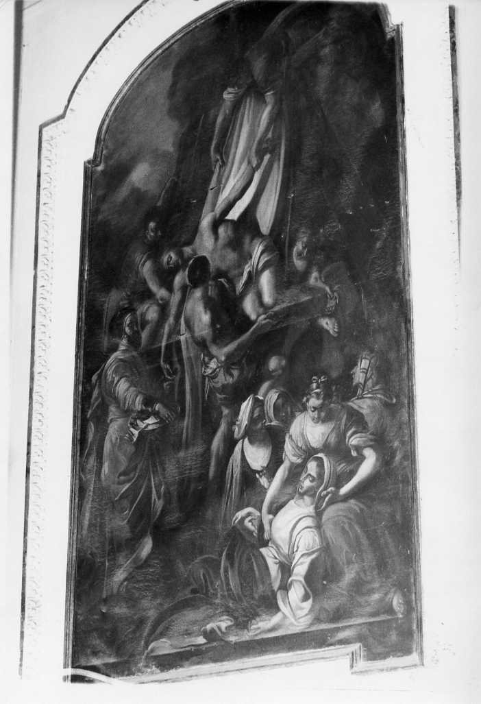 deposizione di Cristo dalla croce (dipinto) - ambito campano (fine sec. XVIII)