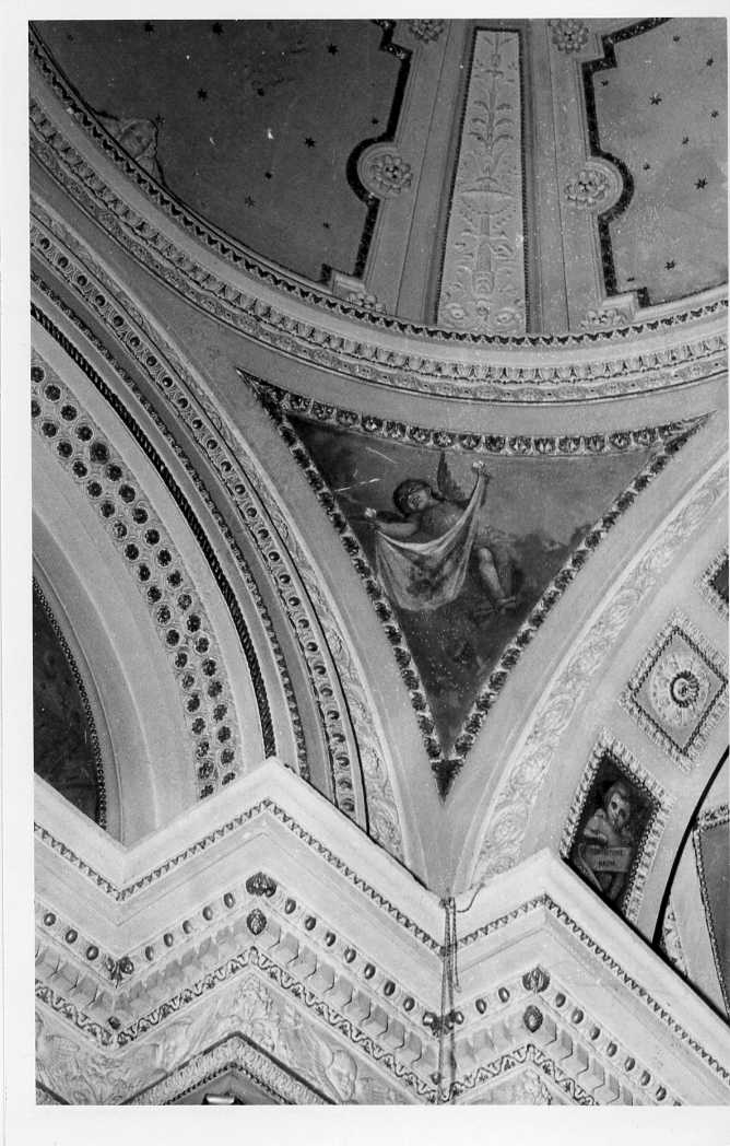 angeli con strumenti della passione (dipinto, serie) - ambito campano (fine sec. XIX)