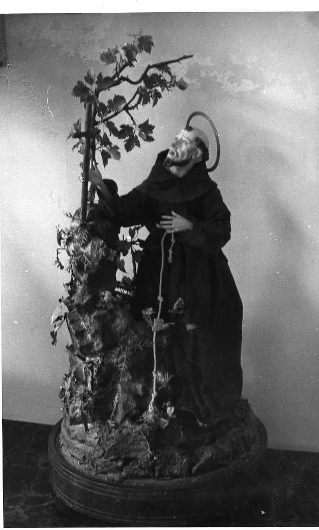 San Francesco d'Assisi (statuetta) - bottega campana (prima metà sec. XIX)