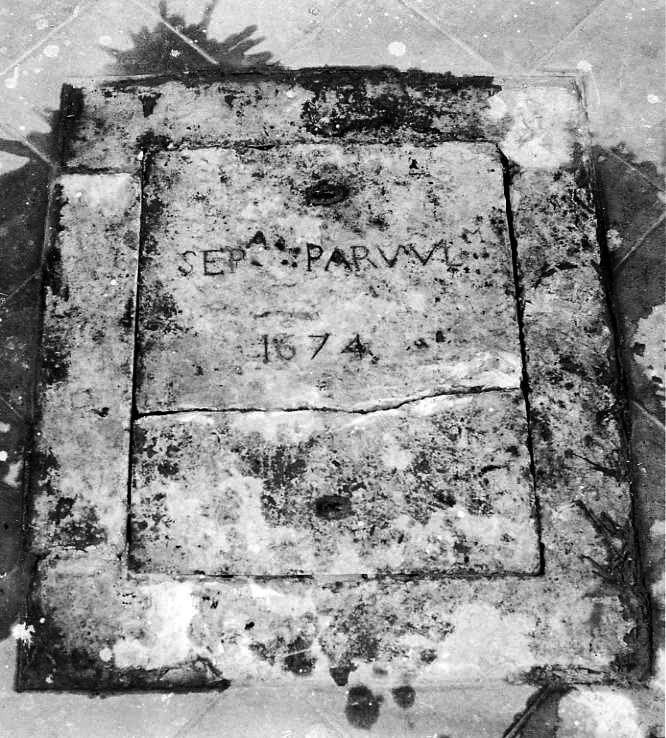 lastra tombale - bottega campana (terzo quarto sec. XVII)