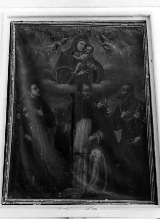Madonna con Bambino e Santi (dipinto) - ambito campano (prima metà sec. XVII)