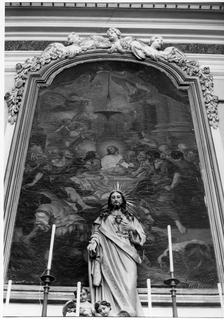 ultima cena (dipinto) di Niola Francesco Paolo (sec. XIX)