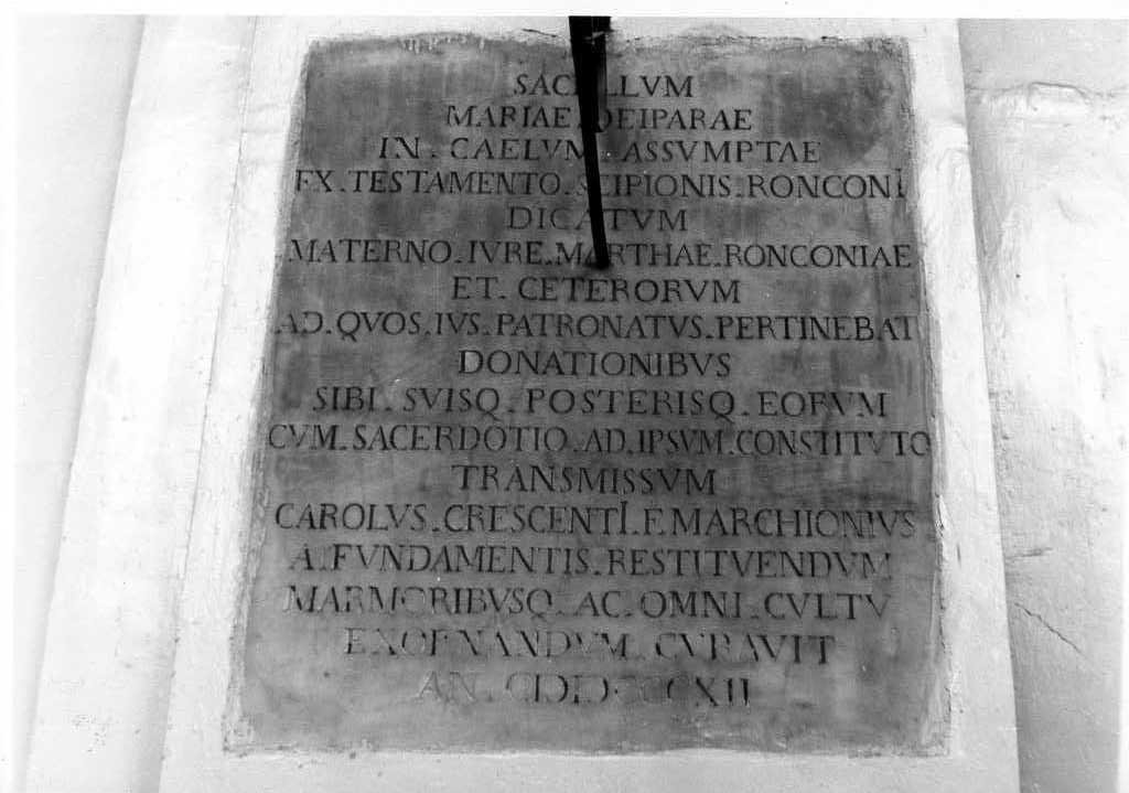 lapide - bottega campana (sec. XIX)