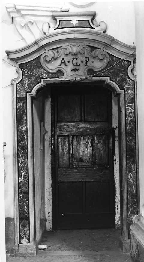 mostra di portale - bottega campana (sec. XVIII)