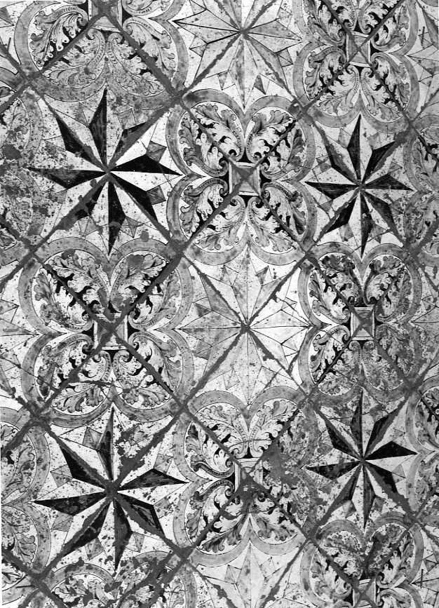 pavimento a mattonelle - bottega campana (prima metà sec. XVIII)