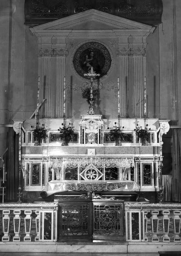 altare maggiore - bottega campana (sec. XIX)
