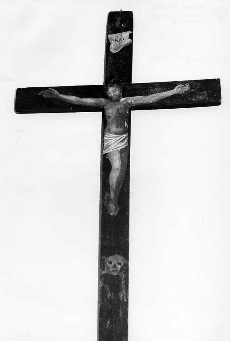 Cristo crocifisso (croce dipinta) - bottega campana (sec. XIX)