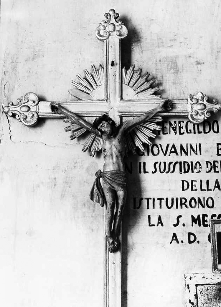 Cristo crocifisso (croce) - bottega campana (sec. XVII)