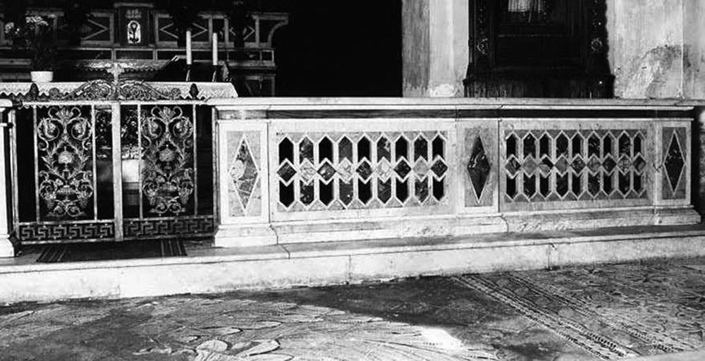 cancello di balaustrata - bottega campana (sec. XVIII)