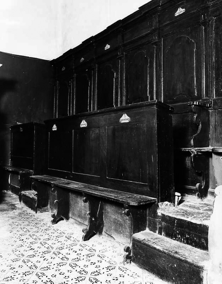 stalli del coro - bottega campana (inizio sec. XIX)