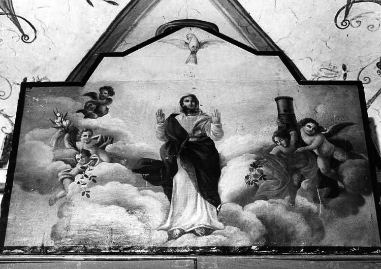 Madonna in gloria (dipinto) - ambito campano (prima metà sec. XX)