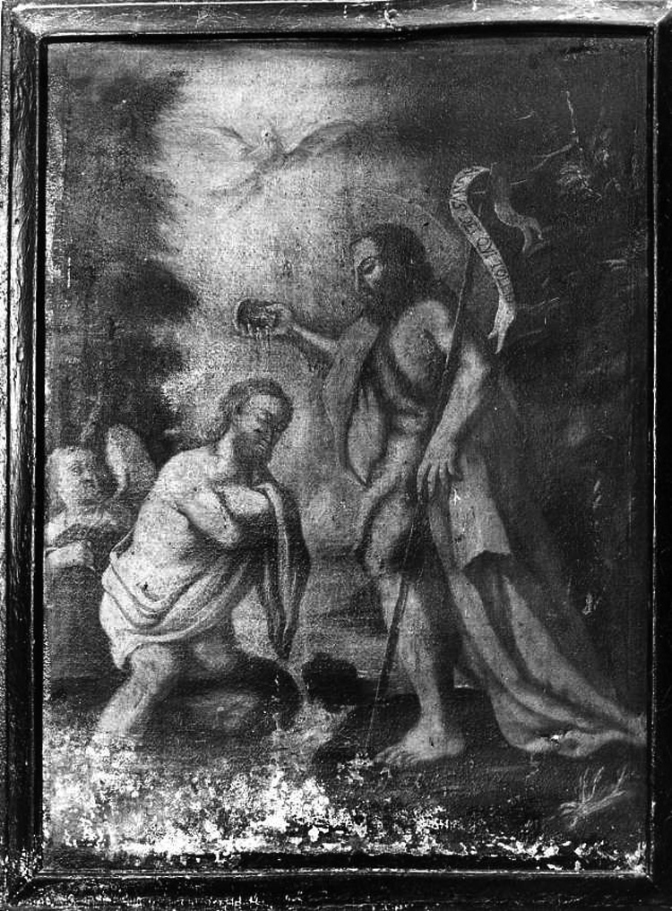 battesimo di Cristo (dipinto) - ambito campano (secc. XVI/ XVII)