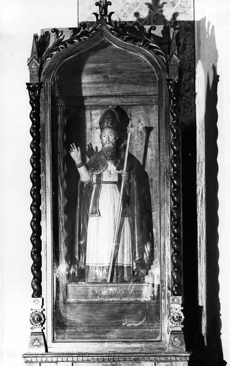 San Martino (scultura) - bottega campana (sec. XVII)