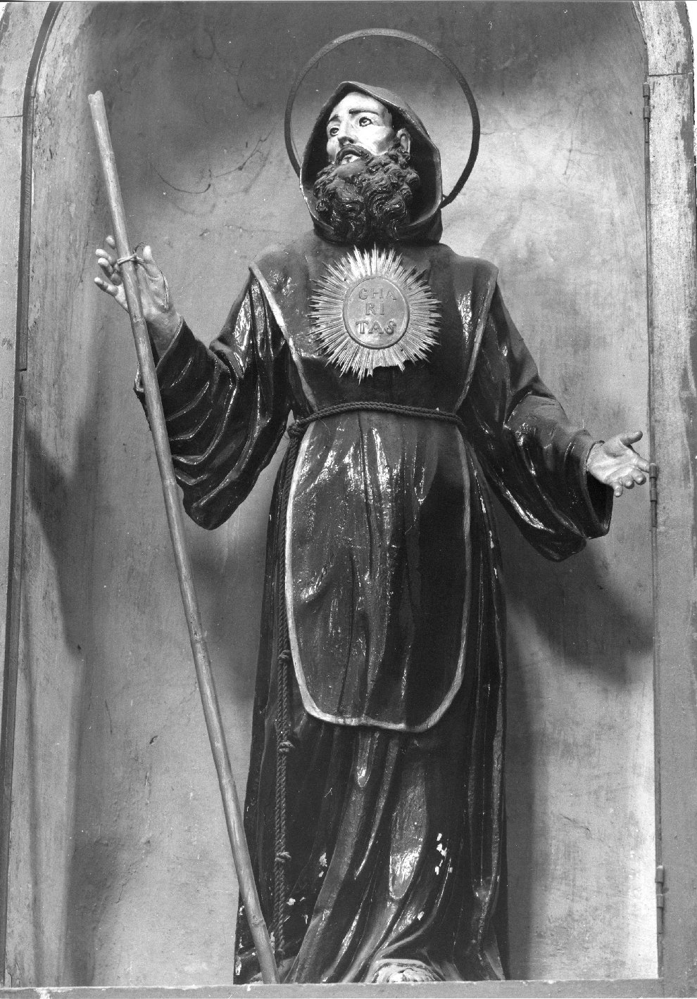 San Francesco di Paola (statua) - bottega campana (sec. XVIII)