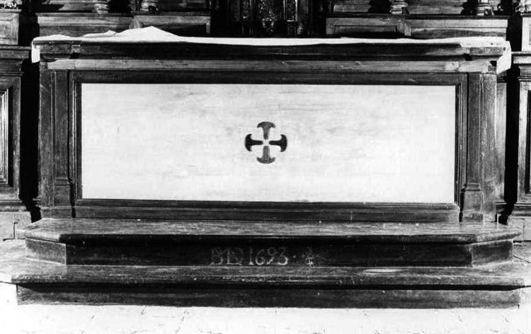 altare maggiore - bottega napoletana (sec. XVII)