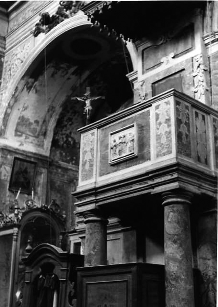 pulpito - bottega campana (fine sec. XVIII)