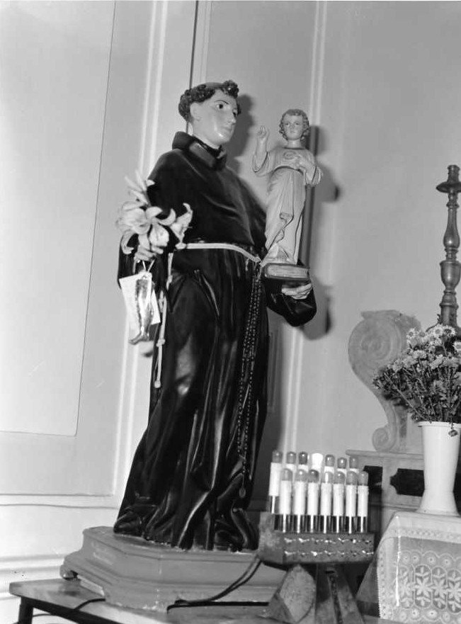Sant'Antonio da Padova con il bambino (statua) - bottega campana (fine/inizio secc. XIX/ XX)